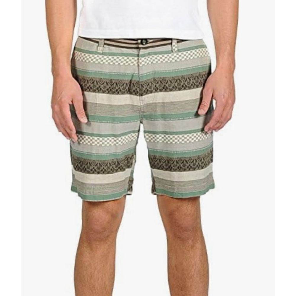 ✨Volcom Men's Striped Blue Graphito Shorts✨